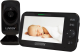 Luvion Icon Deluxe babyfoon met camera en 5' kleurenscherm zwart