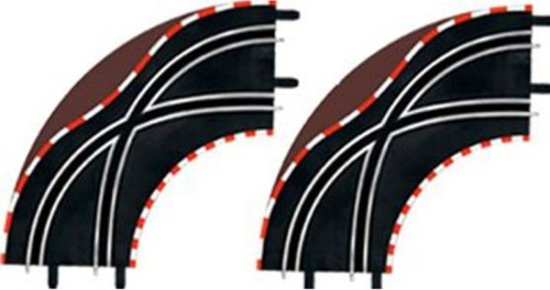 Carrera Lane Change Curve 2 stuks