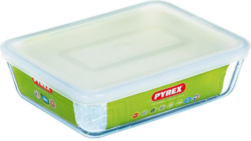 Pyrex Cook & Store schaal met deksel - 19 x 14 cm