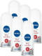 Nivea Dry Comfort anti-transpirant Roller - 6 x 50 ml - Voordeelverpakking
