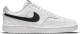 Nike Court Vision low sneakers wit/zwart