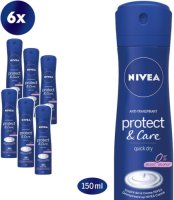 Nivea anti-transpirant Spray Protect & Care - 6 x 150 ml