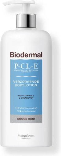 Biodermal P-CL-E verzorgende bodylotion voor de droge huid - met vitamine E en natuurlijke sheaboter - 400 ml