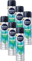Nivea MEN Spray Fresh Kick - 6 x 150 ml