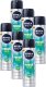 Nivea MEN Spray Fresh Kick - 6 x 150 ml