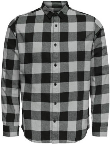 ONLY & SONS geruit slim fit overhemd ONSGUDMUND griffin