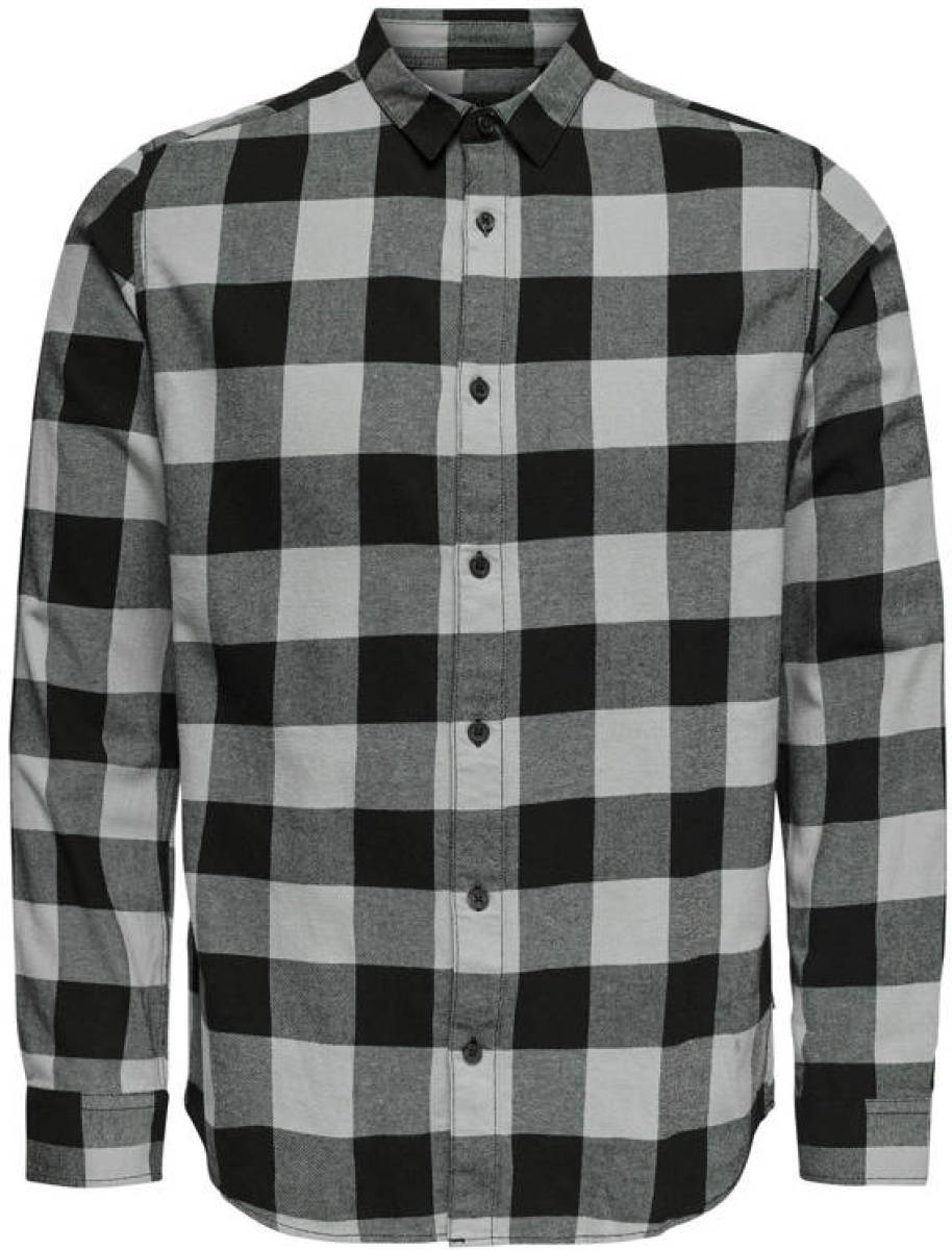 ONLY & SONS geruit slim fit overhemd ONSGUDMUND griffin