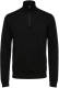 SELECTED HOMME fijngebreide trui SLHBERG black