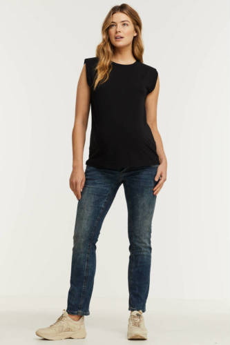 ESPRIT maternity straight fit zwangerschapsjeans dark denim