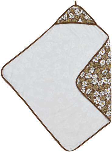 Meyco badcape 90x90 cm Vintage flower taupe