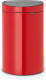 Brabantia Touch Bin afvalemmer 40 liter met kunststof binnenemmer - Passion Red