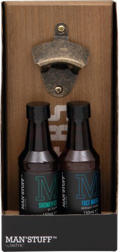 MAN'STUFF Reinigingsset voor de huid (3-delig)
