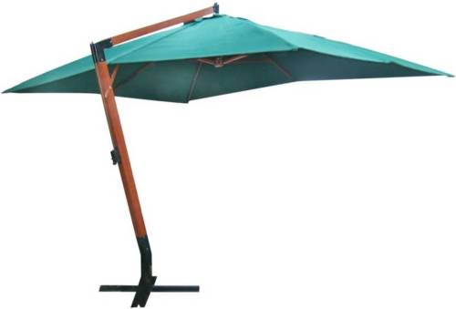 VidaXL Zweefparasol Melia 300x400 cm groen