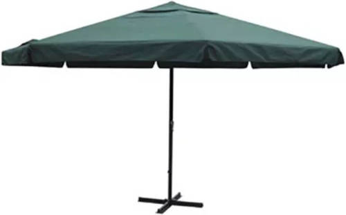 VidaXL Parasol Samos 500 cm aluminium groen