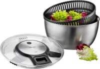 Gefu Slacentrifuge SPEEDWING® RVS, Ø 27 cm, inhoud 5 liter