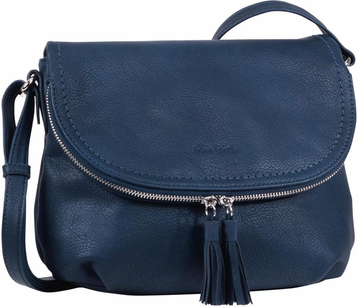 Tom tailor Schoudertas LARY crossbody bag met modieuze kwasten aan de rits