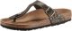 Birkenstock Teenslippers Gizeh Shiny in glanzende reptiel-look