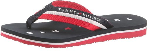 Tommy hilfiger Teenslippers Mellie 13 met logo op de loopzool