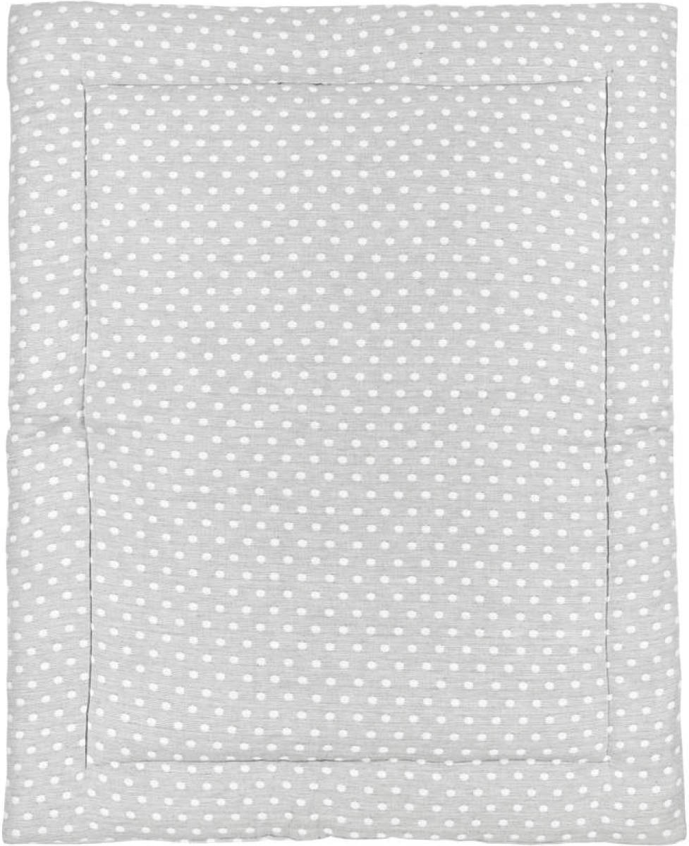 Meyco boxkleed Little Dots 80x100 cm grijs