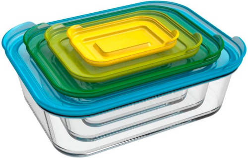 Ovenschalenset van 4 Glas Nest - Joseph Joseph