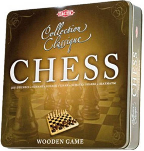 Selecta Schaken in tin box