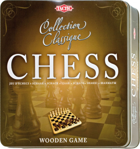 Selecta Schaken in tin box