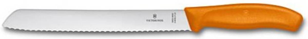 Victorinox Broodmes Swiss Classic, rvs oranje kunststof