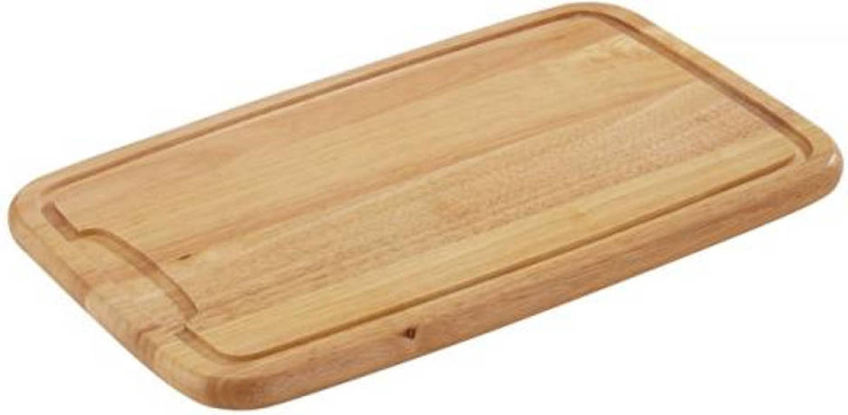 Houten trancheer- / snijplank met groef - 42 x 27.5 cm - Zassenhaus