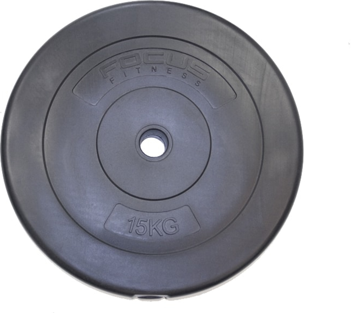 Halterschijf 30 mm - Focus Fitness - 15 kg - Kunststof
