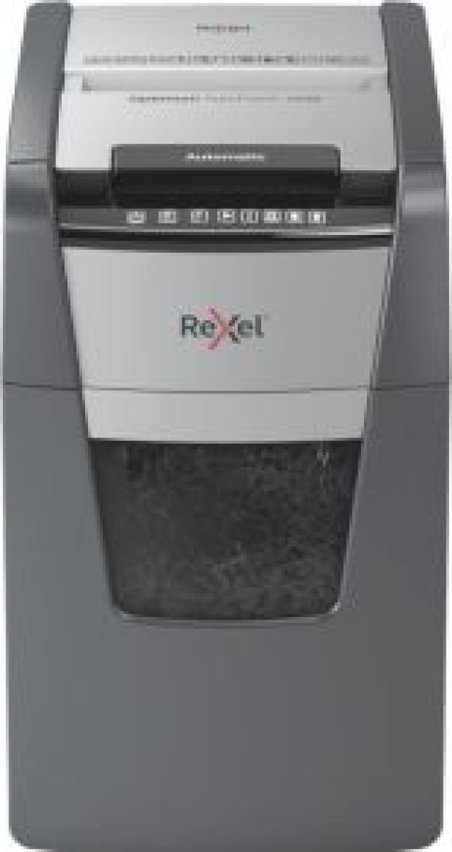 Rexel AutoFeed+ 150M papiervernietiger Microversnippering 55 dB 22 cm Zwart, Grijs