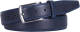 Profuomo leren riem donkerblauw