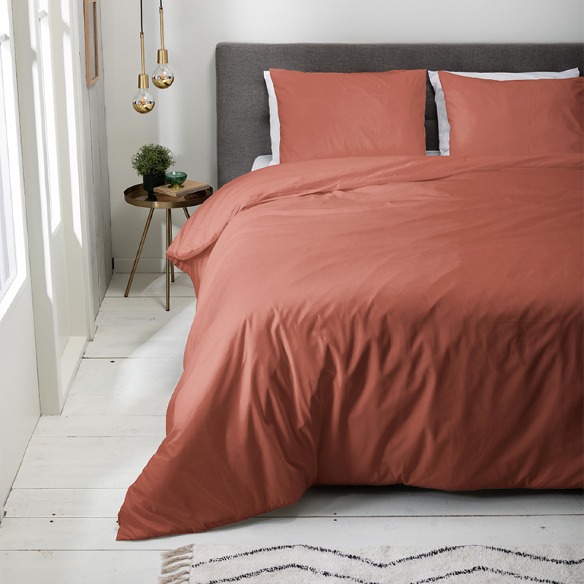 Luna Bedding Luna Uni - Oud Roze 1-persoons (140 x 220 cm + 1 kussensloop) Dekbedovertrek