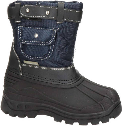 Snow Fun snowboots zwart/blauw kids