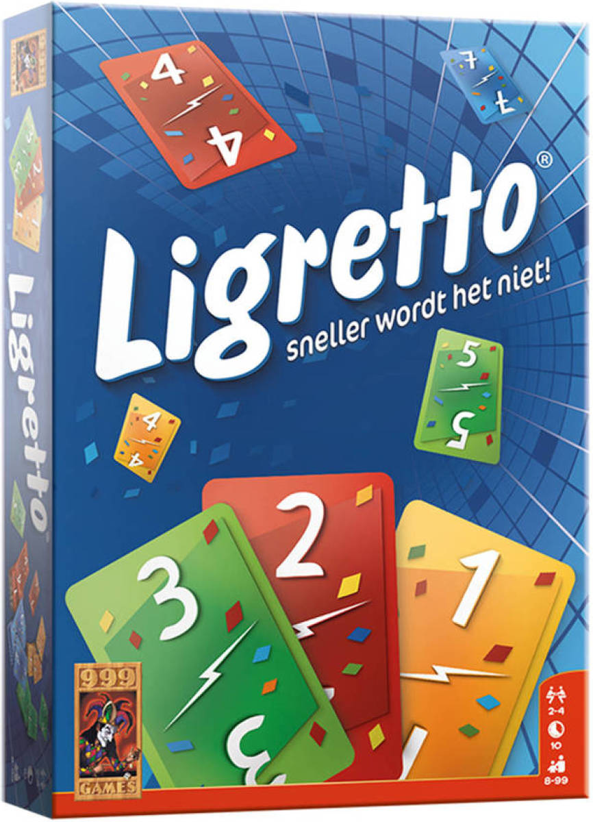 999 Games Ligretto blauw kaartspel