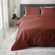 Luna Bedding Luna Uni - Rood 1-persoons (140 x 220 cm + 1 kussensloop) Dekbedovertrek