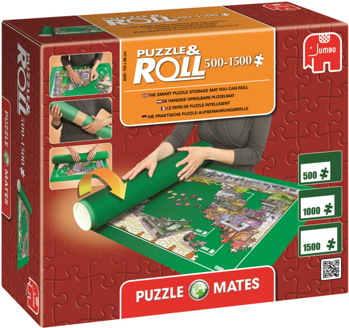 Jumbo oprolbare puzzelmat - 1500 stukjes