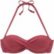 s.Oliver strapless bandeau bikinitop brique