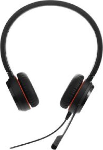 Jabra Evolve 20SE USB-C MS Stereo Headset Bedraad Hoofdband Kantoor/callcenter USB Type-C Zwart