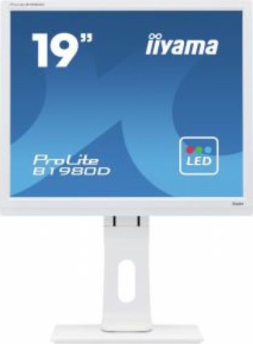 iiyama ProLite B1980D-W1 LED display 48,3 cm (19 ) 1280 x 1024 Pixels SXGA Wit