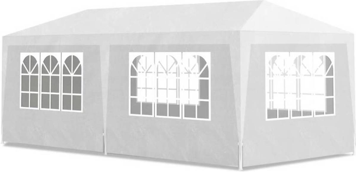 VidaXL Partytent 3x6 m wit