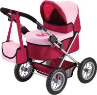 Bayer poppenwagen Trendy rood/roze 67 cm