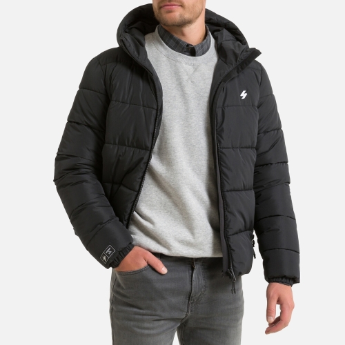 Superdry Donsjas met ritssluiting en kap Sports Puffer