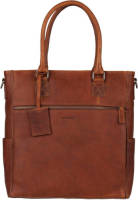 Burkely leren shopper Antique Avery cognac