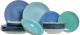 Easyline Studio Tavola Serviesset Ocean Blue 18-Delig