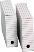 Merkloos Archiefdoos, ft 31 x 24,5 x 8,5 cm (b x h x d), set van 2