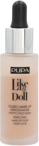 Pupa Milano Like A Doll Make-Up Fluid SPF15 foundation - 020 Light Beige