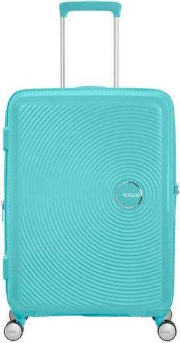 American Tourister trolley Soundbox Spinner 67 cm. Expandable blauw