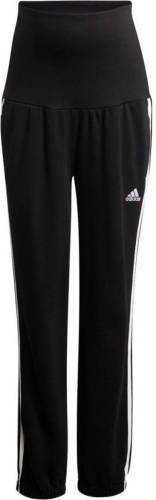 adidas Performance zwangerschaps joggingbroek zwart/wit