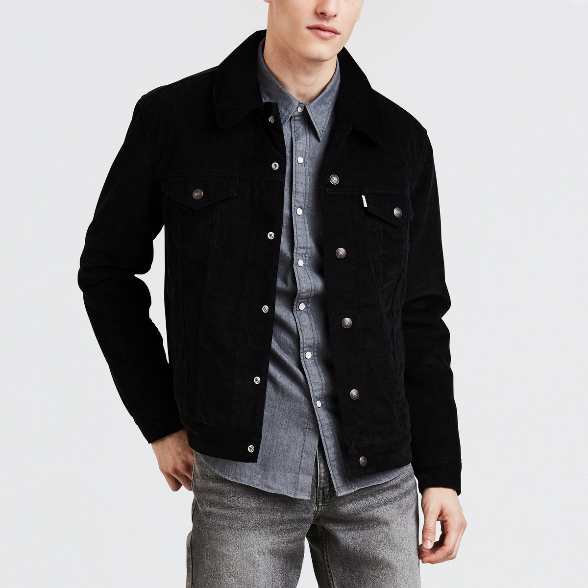 Levi's spijkerjas Sherpa zwart