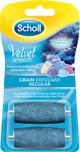 Scholl Velvet Smooth Verwisselbare Roller Regular - 2 stuks